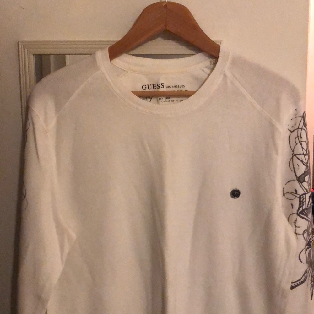 Men’s Guess cotton long sleeve shirt